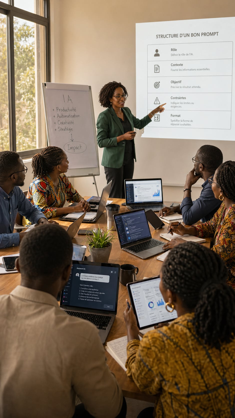 Session de formation CAIF Focus Métier à Ouagadougou